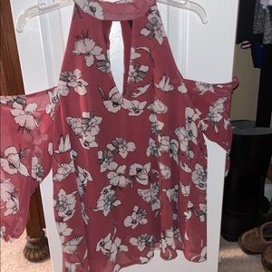 Pink Floral Top